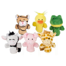 Goki Marionnettes à doigts, animaux du monde