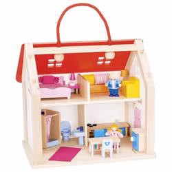 Goki Valise maison de poupées avec accessoires, 3 an(s)