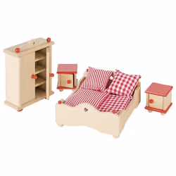 Goki Meubles de poupées, chambre à coucher, Literie de poupée, 3 an(s), 500 g