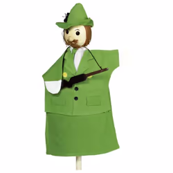 Goki Marionnette, Chasseur, Marionnette manuelle, Conte de fée, 4 an(s)