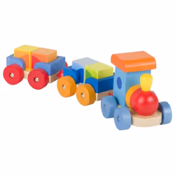 Goki 53839, Train, 2 an(s), Bois, Multicolore