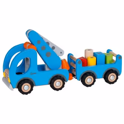 Goki 55875, Camion avec grue, 3 an(s), Métal, Bois, Multicolore