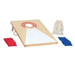Jeu de lancer Cornholeavec 8 sacs - GOKI - Rouge - Bois - 2 joueurs - Dès 5 ans