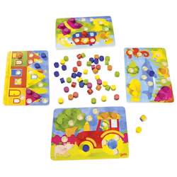 Goki Loto de couleurs, Tumblin dice, 3 an(s), Bois, Boîte