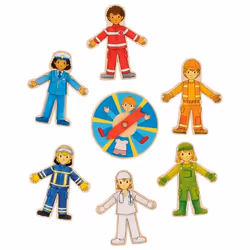 Goki Puzzle Careers, Jeu de cartes, Jeu de chance, 3 an(s)