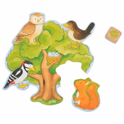 Goki Who lives where?, Cube (6 faces), Enfant, Bois, 260 g, 11 pièce(s), 48 pièce(s)