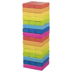 Goki Tumbling tower Rainbow Jeu de société Motricité fine (dextérité)
