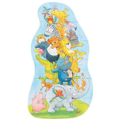 Goki 57437 puzzle Jeu de puzzle 17 pièce(s) Animaux
