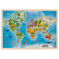 Goki 57460 puzzle Jeu de puzzle Monde