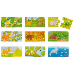 Goki 57464 puzzle Puzzle magnétique 18 pièce(s) Animaux