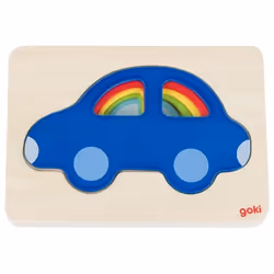 Goki 57485 puzzle Puzzle à formes 5 pièce(s) Véhicules