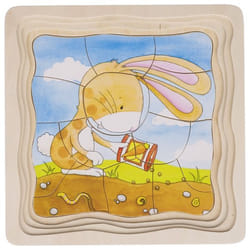 Goki 57495 Puzzle à formes Animaux