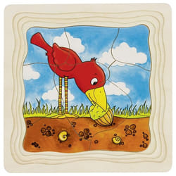Goki 57522 Puzzle avec cadre 11 pièce(s) Été
