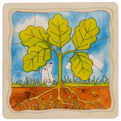 Goki 57522 Puzzle avec cadre 11 pièce(s) Été