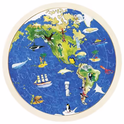 Goki 57666 Puzzle avec cadre 57 pièce(s) Cartes