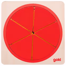Goki 57737 Puzzle à formes 21 pièce(s) Education