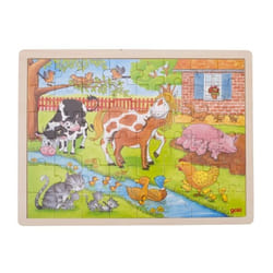 Goki 57745 puzzle Jeu de puzzle 48 pièce(s) Ferme