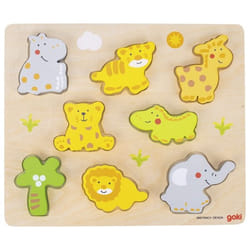 Goki 57809 Puzzle à formes 8 pièce(s) Animaux