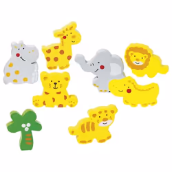 Goki 57809 Puzzle à formes 8 pièce(s) Animaux