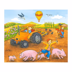 Goki 57839 Puzzle en cubes 12 pièce(s) Ferme - Vue supplémentaire 7