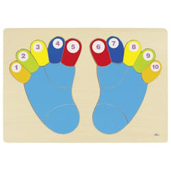 Goki 57876 Puzzle à formes 16 pièce(s) Education
