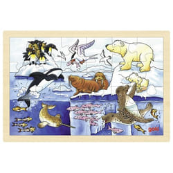 Goki 57889 Puzzle avec cadre 24 pièce(s) Animaux