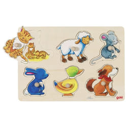 Goki 57929 Puzzle à formes 6 pièce(s) Animaux