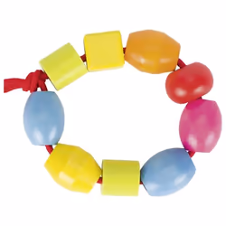 Goki 58498 Mélange de perles Bois Multicolore 51 pièce(s)