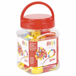 Goki 58498 Mélange de perles Bois Multicolore 51 pièce(s) - Vue supplémentaire 4