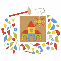 Goki Marteau et set de clous, 3 an(s), Liège, Métal, Bois, Multicolore
