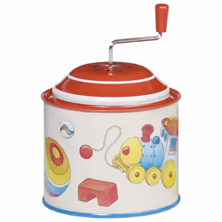 Goki Moulin sonore, les jouets, Boîte à musique jouet, 1 an(s), 70 g, Multicolore