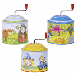 Goki Moulins musicaux, Boîte à musique jouet, 1 an(s), 119 g, Couleurs assorties