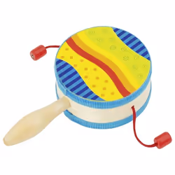 Goki 61916, Instrument de musique jouet, Batterie, 3 an(s), 90 g, Multicolore