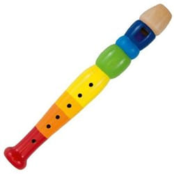 Goki Flûte De 20 Cm En Bois Multicolore