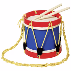 Goki 61929, Instrument de musique jouet, Batterie, 3 an(s), 800 g, Bleu, Rouge
