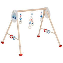 Goki 65200 gymnase et tapis d'éveil pour bébé Métal, Plastique, Bois Multicolore Tapis de gymnastique pour bébé