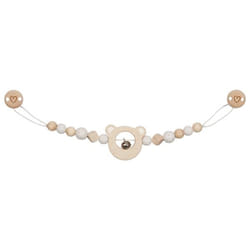 Goki Chaîne de poussette avec clips – tête d'ours