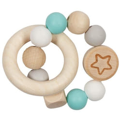 Goki Hochet élastique étoile, turquoise