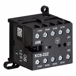 ABB KC6-22Z-07, Noir, 4P, UL,EAC,CB,CCC,UKCA, 5 A, 600 V, 50 - 60 Hz