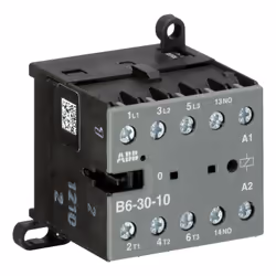 ABB B6-30-10-01, Noir, 3P, EAC,UKCA,UL,KC,REACH,RoHS,CCC, 4 A, 600 V, 50 - 60 Hz