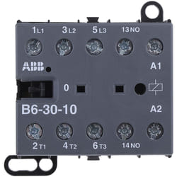 ABB - Contacteur série B6, 3 pôles , 3NO, 9 a, 230 v c.a., 4 kW ( Prix pour 1 )