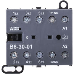 ABB - Contacteur série B6, 3 pôles , 3NO, 20 a, 230 v c.a., 4 kW ( Prix pour 1 )