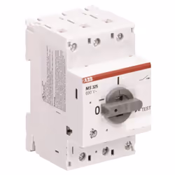 Interrupteur protection moteur ABB MS325 réglable de 1 à 1,6A avec un pouvoir de coupure jusqu'à 100kA. Idéal pour une protec ...