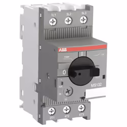 Interrupteur de protection de moteur Abb, série MS132, avec les caractéristiques suivantes : Capacité nominale de court-circu ...