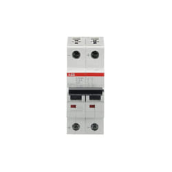 ABB - Disjoncteur S202M 2P, 4A, pouvoir de coupure 10 kA ( Prix pour 1 )