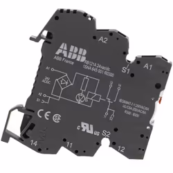 Tension de bobine = 24V c.a. / V c.c. Tension d'entrée maximale = 250V c.a. Configuration de contact = 1 RT Type de montage = ...