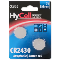 Ansmann 5020172, Batterie à usage unique, CR2430, Lithium, 3 V, 2 pièce(s), Argent
