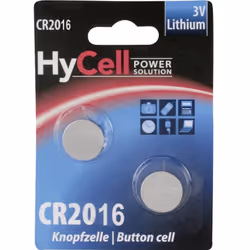 Ansmann 5020182, Batterie à usage unique, CR2016, Lithium, 3 V, 2 pièce(s), Ampoule