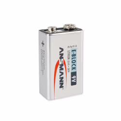 Ansmann 9V E-Block, Batterie à usage unique, Lithium, 10,8 V, 1 pièce(s), Argent, 6AM6