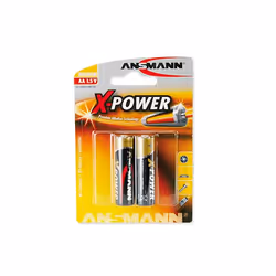 Ansmann Mignon AA, Batterie à usage unique, AA, Alcaline, 1,5 V, 2 pièce(s), Noir